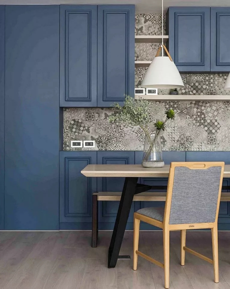 【华创易家别墅装修知识】2019厨房墙面瓷砖流行趋势，喜欢这样的水磨石瓷砖